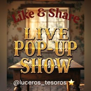 LIKE THIS FOR A POP_UP SHOW🛍️🎉💝LIVE Come say Hello!!! Please LIKE AND SHARE !!!